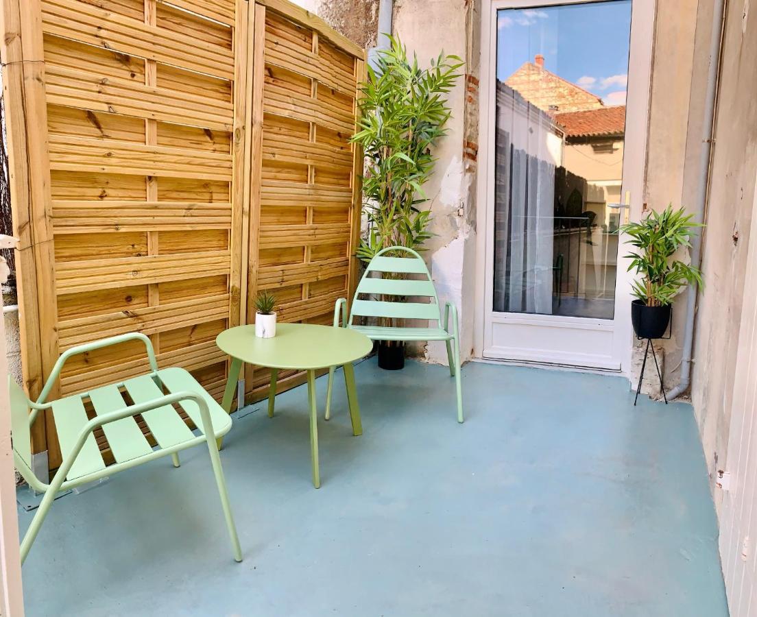 Ferienwohnung Le Dumon 2 - T2 Avec Garage - Terrasse - Wifi - Gare A 200M Agen Exterior foto